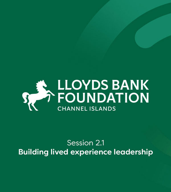 Session 2.1 Getting started at building lived experience leadership