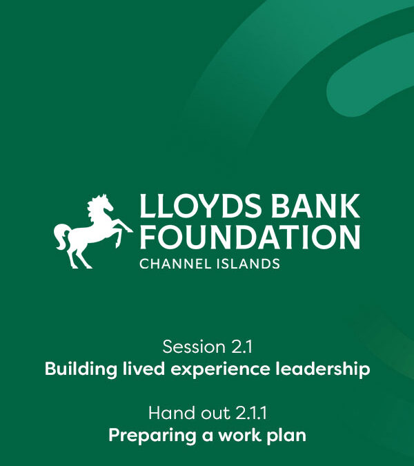 Session 2.1.1 HO Preparing a Work Plan